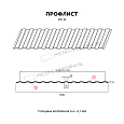 Профилированный лист МП-10x1100-A (VikingMP E-20-8019-0,5)