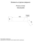 Планка отлива 180х30х2000 (ECOSTEEL-01-МореныйДуб-0.5)