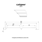 Сайдинг Lбрус-15х240 NormanMP (ПЭ-01-5015-0.5)