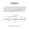 Профлист МЕТАЛЛ ПРОФИЛЬ МП-10х1100-A (MattMP-20-8017-0,5)