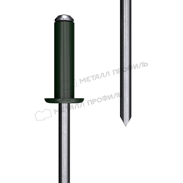 Заклепка 3,2х8 комбинированная (зеленая)