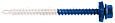 Заказать доступный Саморез 4,8х70 ПРЕМИУМ RAL5005 (синий насыщенный) от Компании Металл Профиль.
